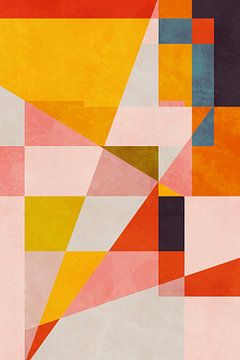Geometrie, jaren 50, abstract van Ana Rut Bre