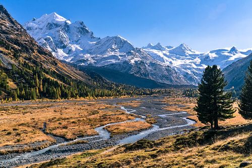 Val Roseg in het Engadin