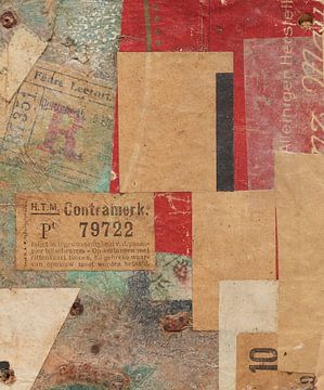 Kurt Schwitters - Sans titre (Contramerk.) (1923) sur Peter Balan