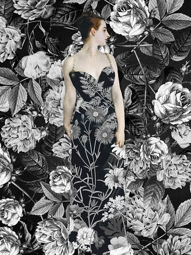 a Floral Madame X by Marja van den Hurk