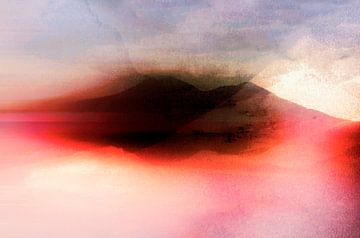 Japan Mountains Mountain Landscape at Sunrise by Mad Dog Art