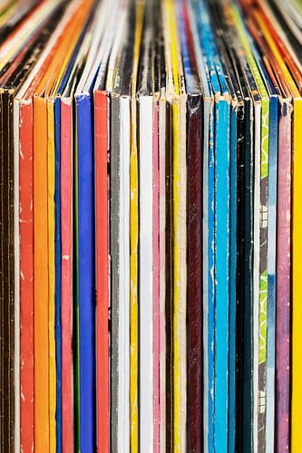 Vintage Vinyl Rock Record Collection