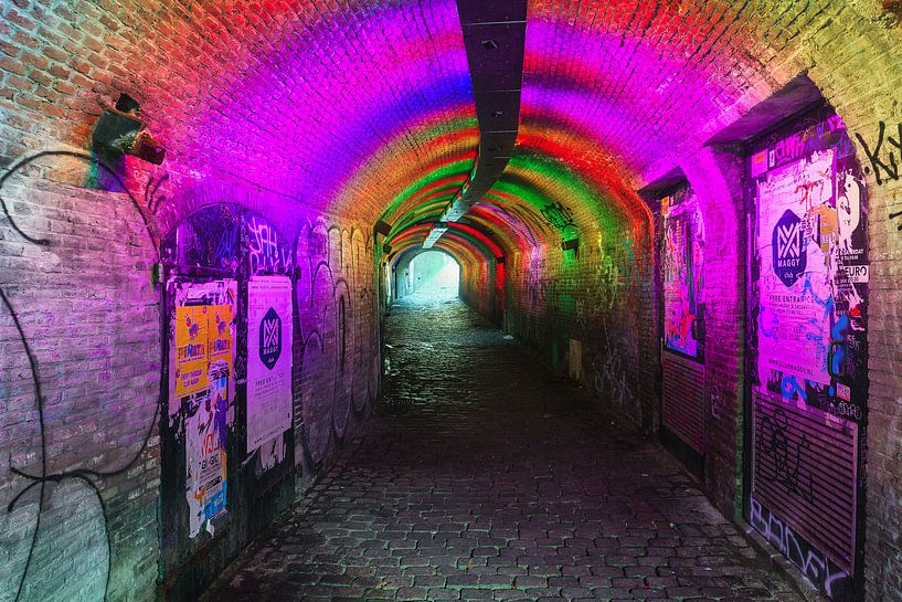 Tunnel du marché aux oies d'Utrecht par Evert Jan Luchies