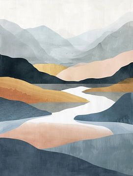 Colourful Landscape by Modern Collection
