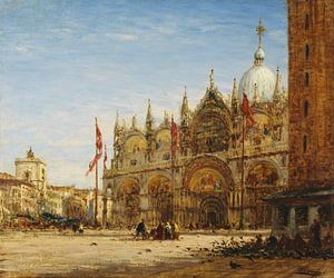 Félix Ziem, Der Markusplatz in Venedig