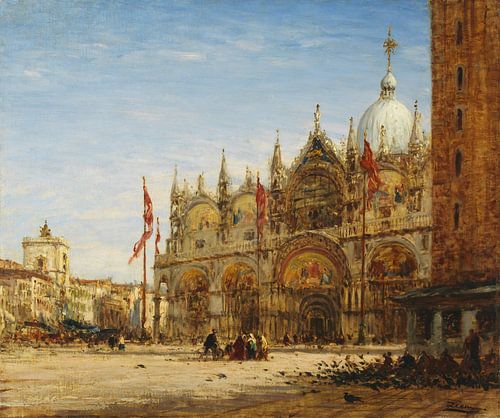 Félix Ziem, Place Saint-Marc à Venise