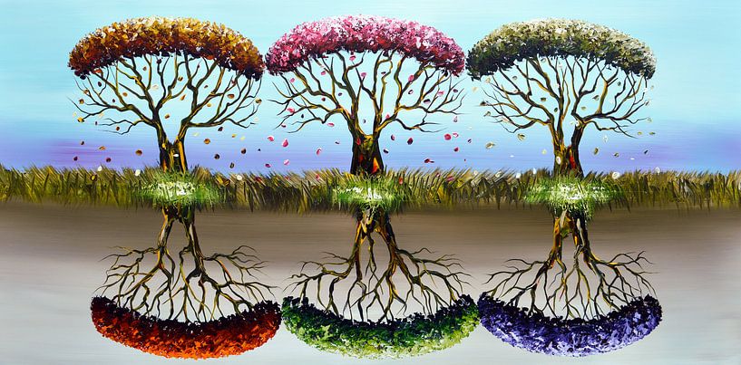 Change of Seasons by Gena Theheartofart