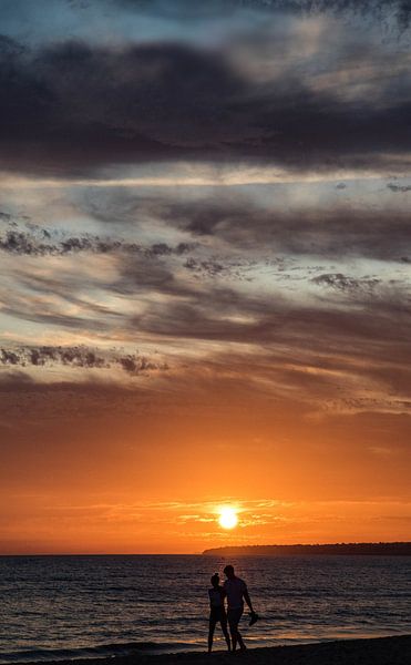 Zonsondergang van Anita van Gendt