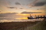 Zonsopgang Ameland ballumerbocht van Stephan Bauer thumbnail