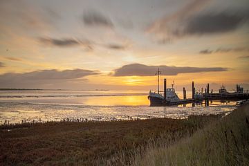 Zonsopgang Ameland ballumerbocht van Stephan Bauer