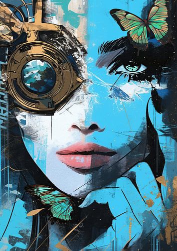 Frauenmalerei | Mechanischer Schönheitsflug