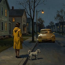 Une Citroën DS de nuit sur Harry van Rhoon