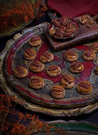 Almond nut caramel biscuits by Marga Goudsbloem