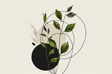 Abstracte natuur van Poster Art Shop