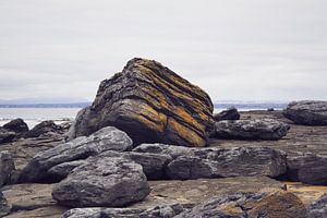 Burren - blocs de calcaire sur la plage de Fanore sur Western Exposure