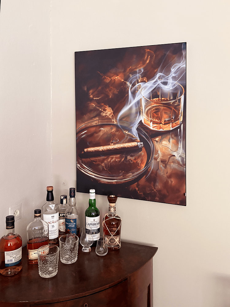 Whisky et cigare, par Andreas Magnusson