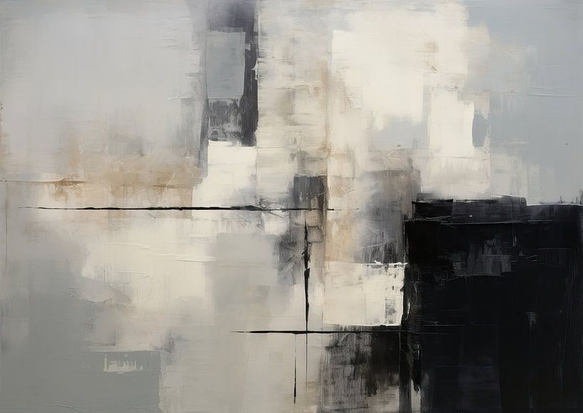 Echoes in the Grey Divide van ARTEO Schilderijen