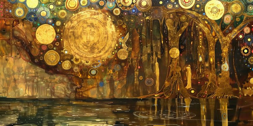 Reflection of a Golden Dream by Whale & Sons