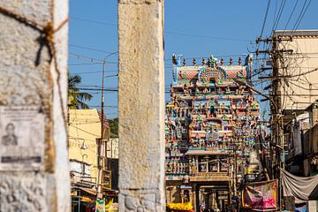 Indischer Blick auf den Sri Ranganatha Swamy Temple, Trichy von Martijn