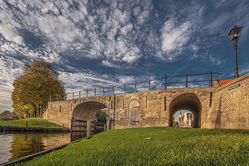 Teil der Festung der friesischen Stadt Sloten von Harrie Muis