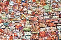 Steinmauer in Bristol, England von Frans Blok Miniaturansicht