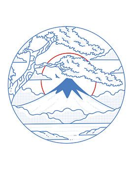 Berg Fuji van Artthree