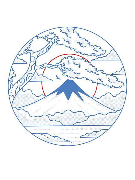 Berg Fuji von Artthree