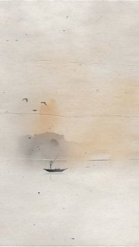 ZEN ART Drieluik (deel 2): Mistig Japans landschap van Studio Pieternel