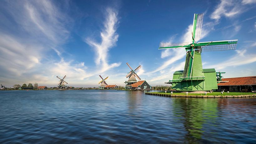 Zaanse Schans by Air-view