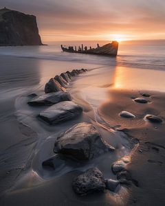 Abendglut um Felsenmeer