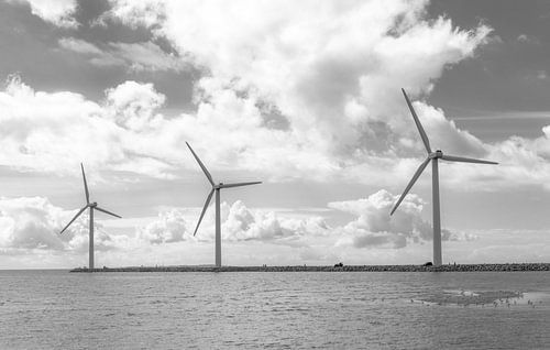 Windkraftanlagen In Einer Reihe