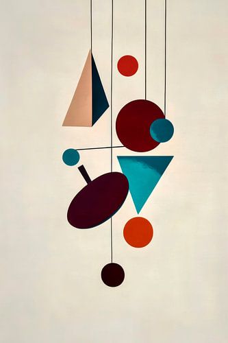 Abstracte geometrische vormen kunst