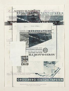 Kurt Schwitters - Sans titre (1930-31) sur Peter Balan