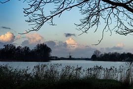 Schöne Mühle Binnenmaas von Willian Goedhart