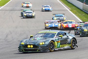 Aston Martin V8 Vantage GTE op Spa Francorchamps van Sjoerd van der Wal