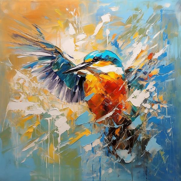 Eisvogel von Bianca ter Riet