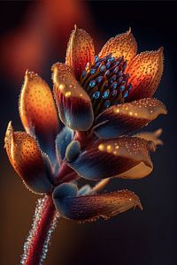 Die schimmernde Schönheit von Salvia Splendens von Surreal Media