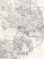 City map Arnhem - City - Light version - Map
