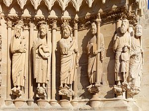 Reims, Kathedrale, Statuen der Propheten