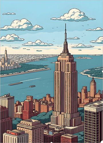 Iconische monumenten New York Citu