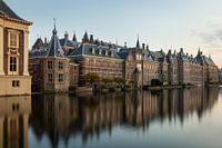 The Binnenhof in The Hague in the evening