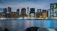 Skyline Manhattan/Empire State Building bei Nacht