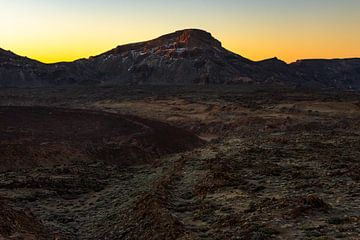 Volcanic landscape at sunrise – El Teide National Park