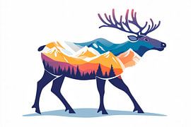 Natuur in dieren van Poster Art Shop