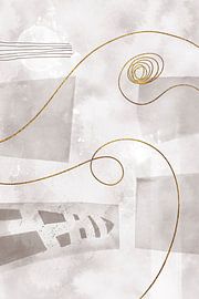 Abstract Mid Century Design No. 4 - Swinging by Melanie Viola