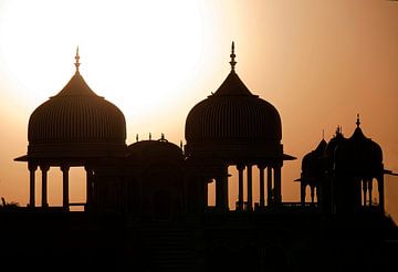 Silhouettes in twilight by Wilna Thomas