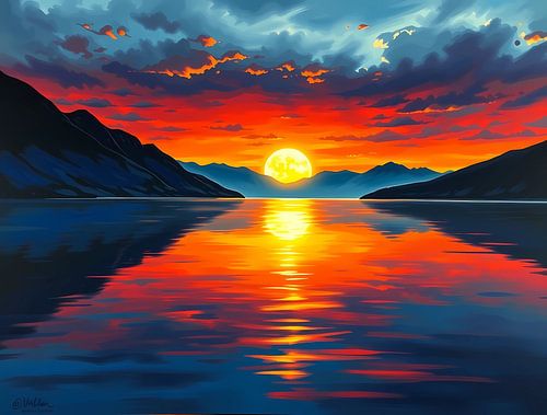 Karmijnrode sereniteit