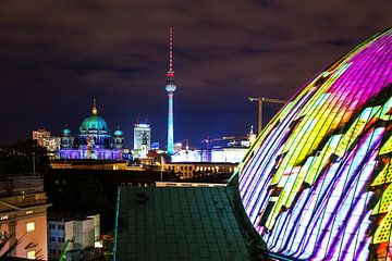 Berlijnse skyline in een bijzonder licht