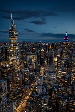New York City from Top of the Rock (6) by Albert Mendelewski
