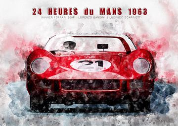 Le Mans winnaar 1963 van Theodor Decker